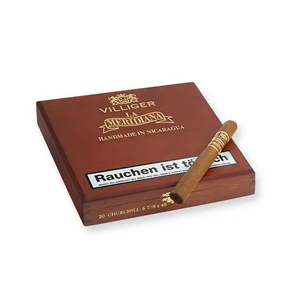 VILLIGER LA MERIDIANA Zigarren Churchill Kiste